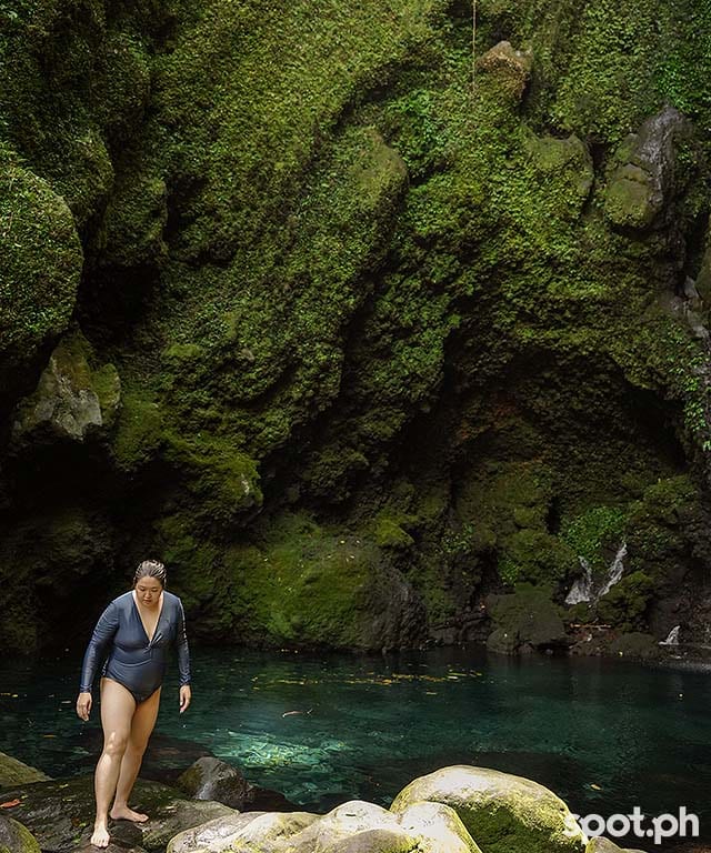 Swimming at Kilangin Falls